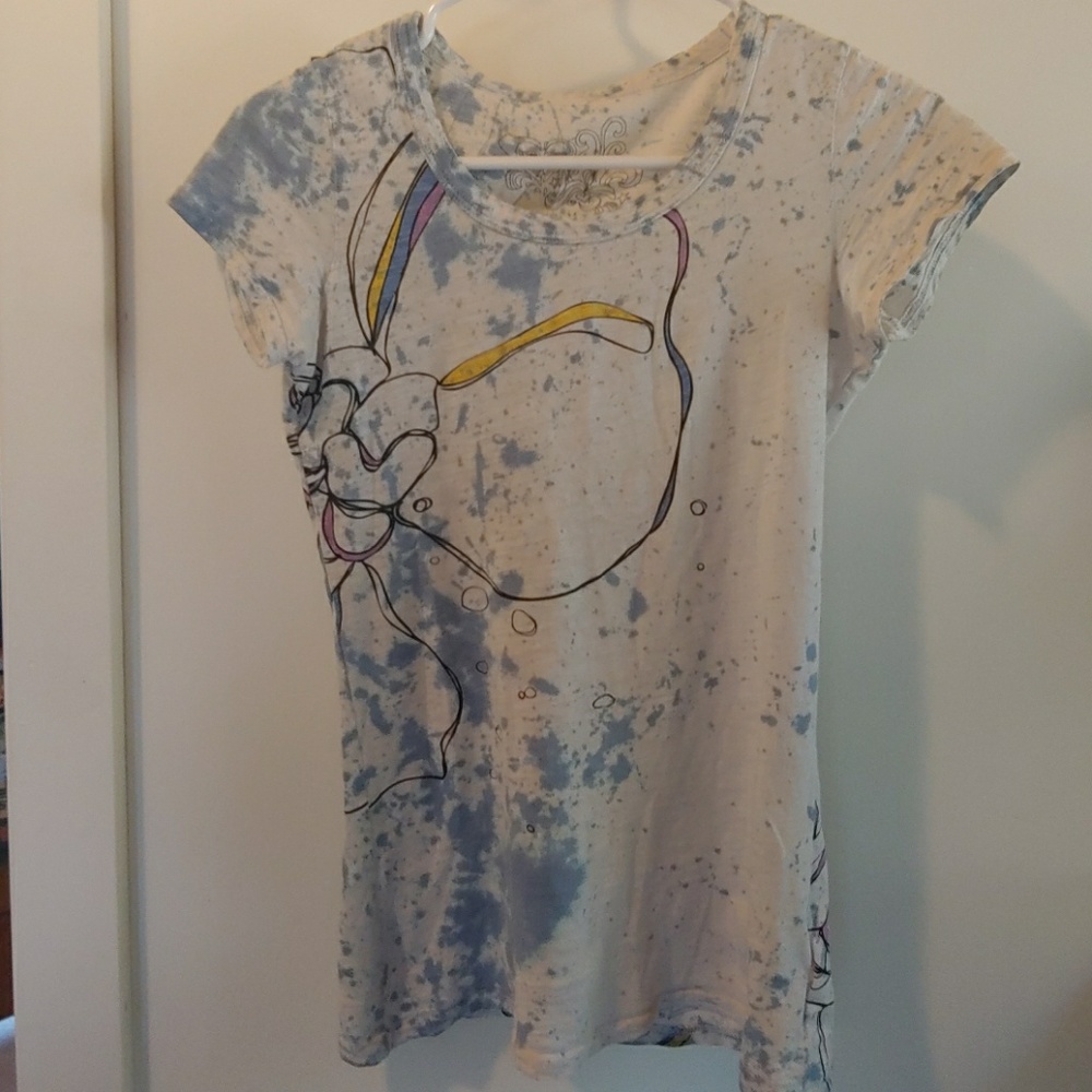 VINTAGE Roxy Tie Dye Festival Tee